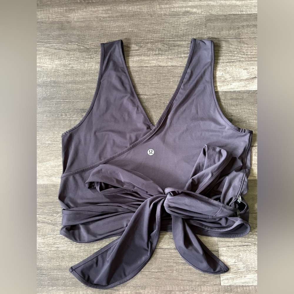 Lululemon Twist Me Up Tank Women’s Grey/plum colour - Picture 1 of 7
